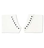 W WIDMANN MILANO Party Fashion 9437S - Gamaschen, Weiß, Kostümzubehör, Accessoire, Karneval,...