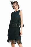 BABEYOND Women’s 1920s Charleston Dress - Knee-Length Cocktail Party Dress - 20s Flapper -...