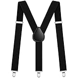 Aomig Hosenträger für Herren, Hosenträger Herren Extra Stark Breit 3,5 Cm mit Sehr Starken 3...