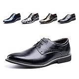 Anzugschuhe Herren Oxford Derby Schuhe Brogues Lederschuhe Hochzeitsschuhe Schnürhalbschuhe...