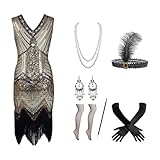 20er Jahre Kostüm Damen, Faschingskostüme Damen, Paillettenkleid, 20er Jahre Accessoires, 20er...