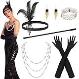 Alintor 20er Jahre Accessoires, 1920er Jahre Kostüm Damen Accessoires, Charleston Flapper Kleid...