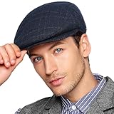 Wantonfy Barett Cap Herren Schiebermütze chirmmütze Gatsby Schirmmütze Newsboy Flat Cap...